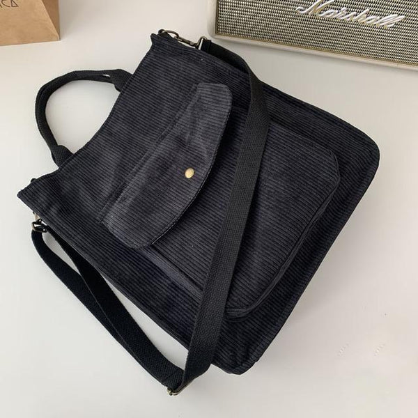Corduroy Vintage Shoulder Bag