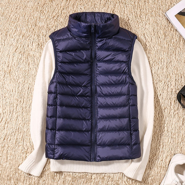 Sleeveless Ultra Light Down Vests Windproof