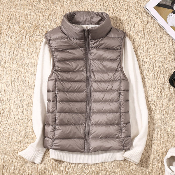 Sleeveless Ultra Light Down Vests Windproof