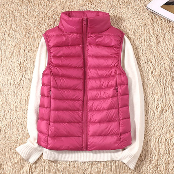 Sleeveless Ultra Light Down Vests Windproof