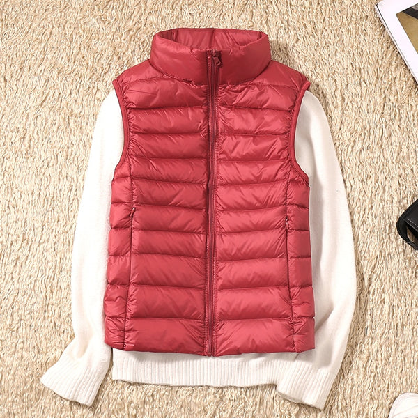 Sleeveless Ultra Light Down Vests Windproof