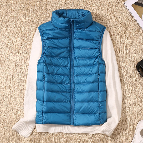 Sleeveless Ultra Light Down Vests Windproof