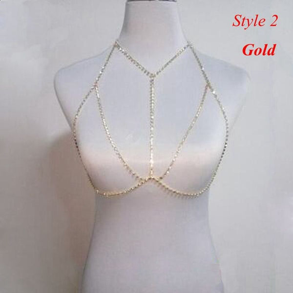 Sexy Bikini Bust Waist Hip Chain
