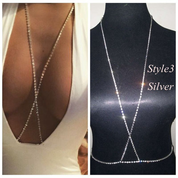 Sexy Bikini Bust Waist Hip Chain