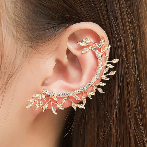 Bohemian NO Piercing Crystal Rhinestone Ear Cuff.