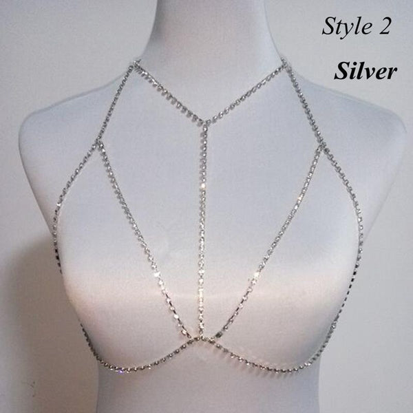 Sexy Bikini Bust Waist Hip Chain