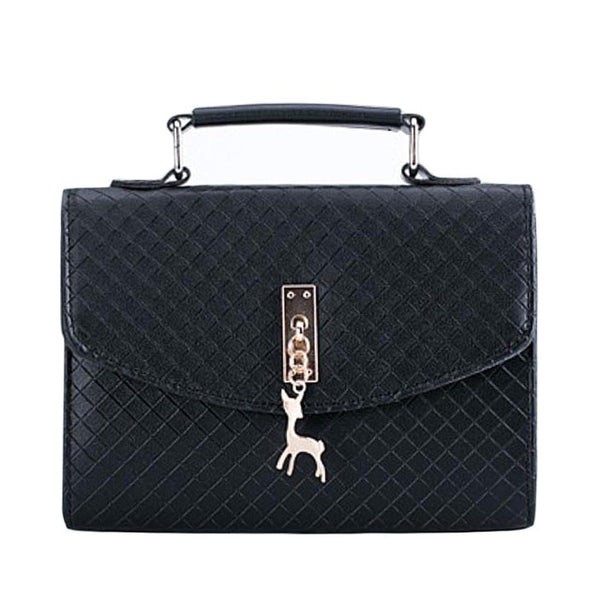 Messenger Bags Leather Flap Plaid Hard HandBags.