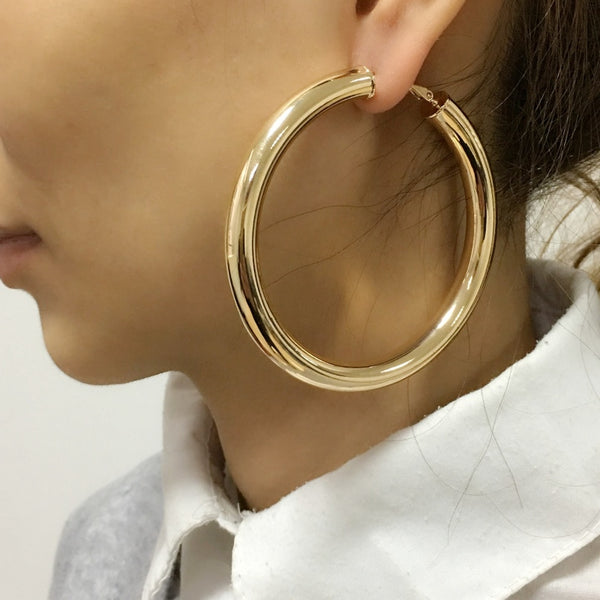 Statement Big Hoop Earrings For Women.