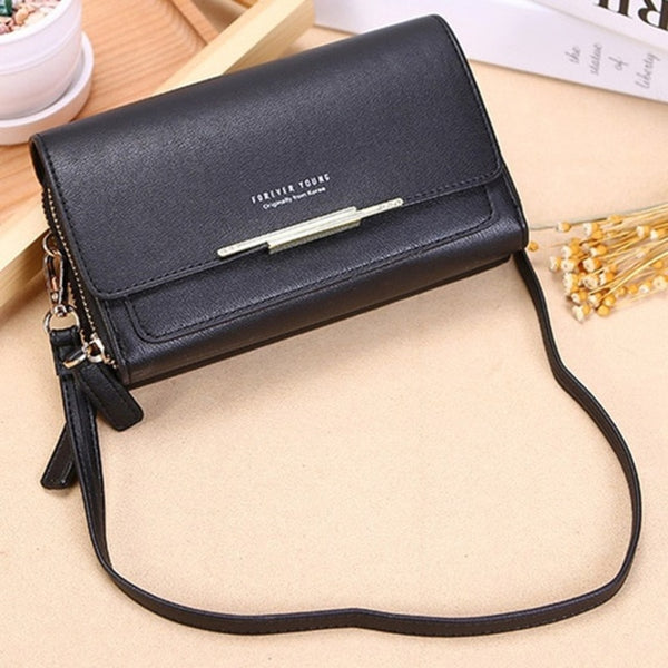 Women Turn Lock Mini Bag Messenger.