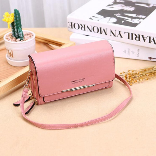 Women Turn Lock Mini Bag Messenger.