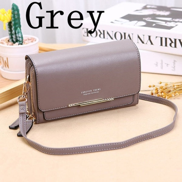 Women Turn Lock Mini Bag Messenger.