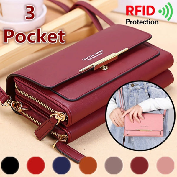 Women Turn Lock Mini Bag Messenger.