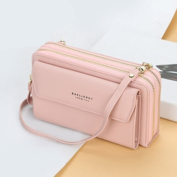 Women Turn Lock Mini Bag Messenger.