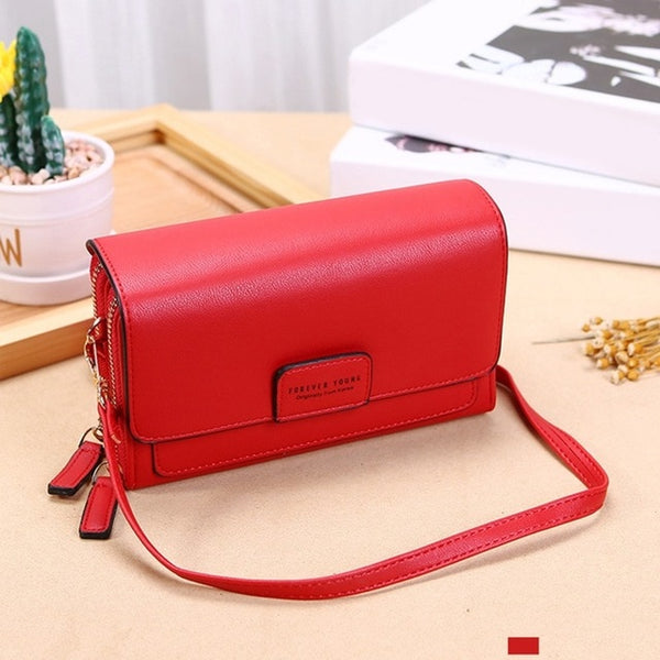 Women Turn Lock Mini Bag Messenger.
