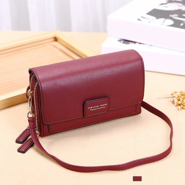 Women Turn Lock Mini Bag Messenger.