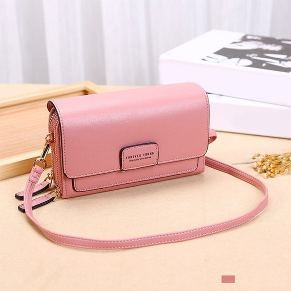 Women Turn Lock Mini Bag Messenger.