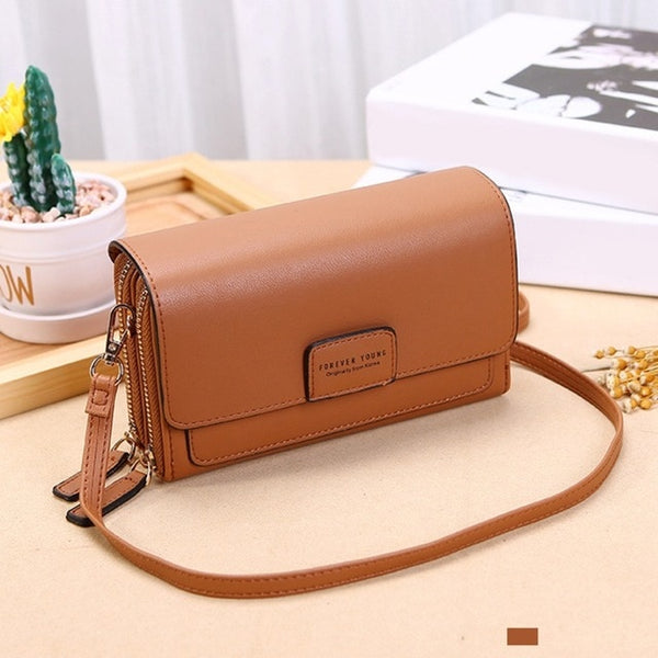 Women Turn Lock Mini Bag Messenger.