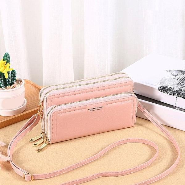 Women Turn Lock Mini Bag Messenger.