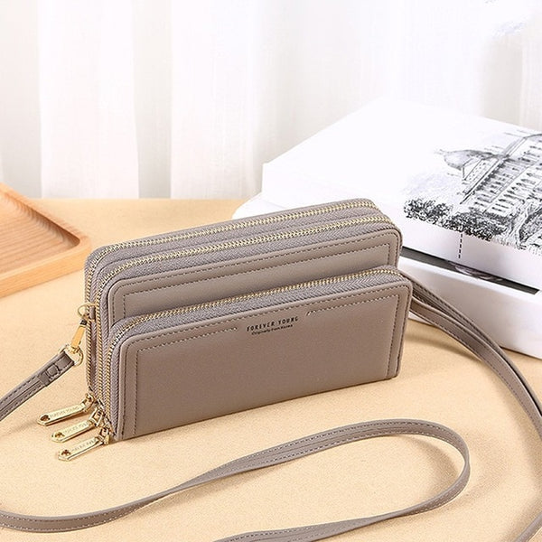 Women Turn Lock Mini Bag Messenger.