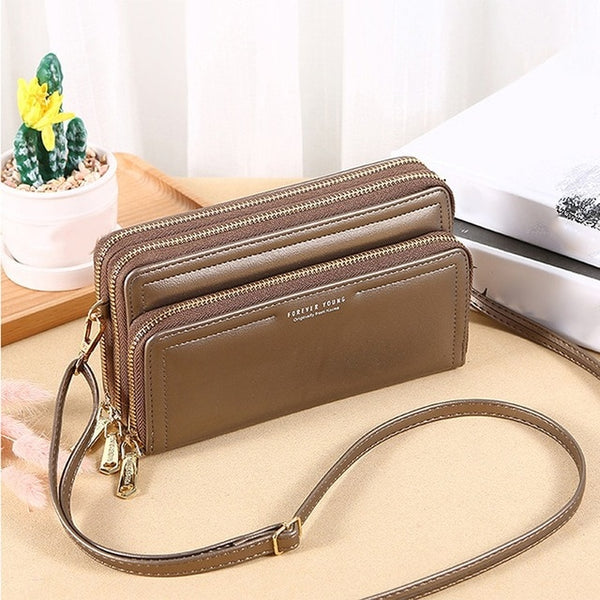 Women Turn Lock Mini Bag Messenger.