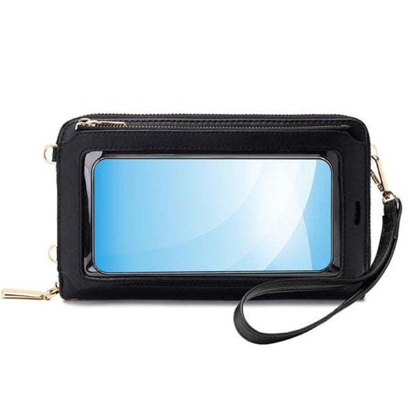 Women Turn Lock Mini Bag Messenger.