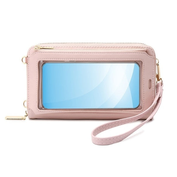Women Turn Lock Mini Bag Messenger.