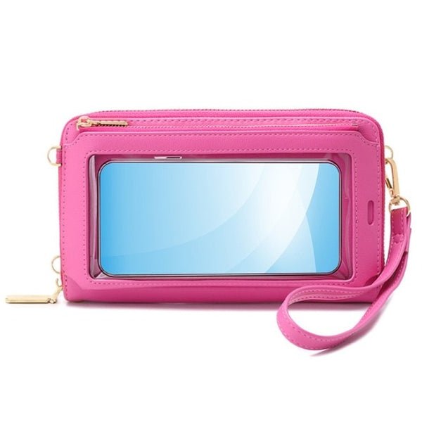Women Turn Lock Mini Bag Messenger.