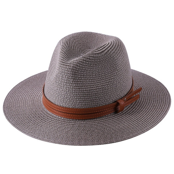 New Women/Men Panama Soft Shaped Straw Hat.