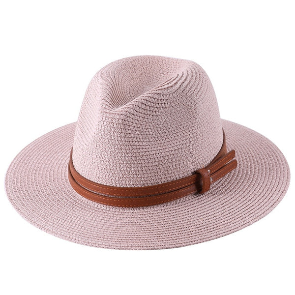 New Women/Men Panama Soft Shaped Straw Hat.